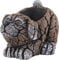 Divas World Decorative Cat & Dog Shaped Cement Planters Indoor/Outdoor Durable Concrete Animal Flower Pots for Home Garden Patio Unique Pet Lovers Gift Idea (Cement Planter Dog 27cm)