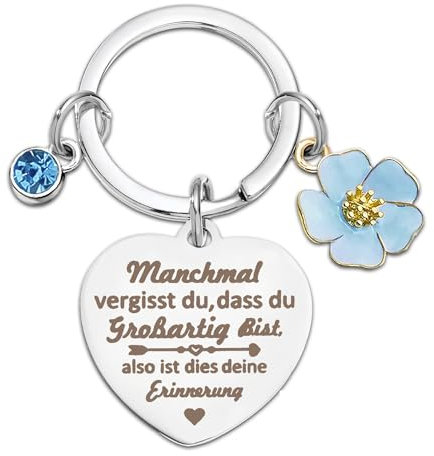 Schlüsselanhänger Beste Freundin - Inspirierende Geschenke für Frauen, Schwester, Kollegin, Ehefrau und Mutter