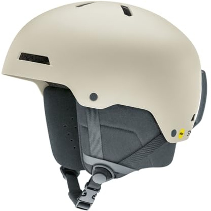 Smith Rodeo Snow Helmet – Adult Ski & Snowboard Helmet with MIPS Technology, Adjustable Fit, Ear Padding & Ventilation – Head Protection for Men & Women – Matte Chalk, XL
