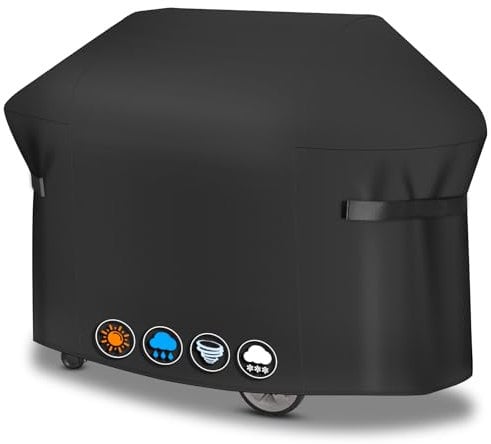 Sonharlar Housse de protection pour barbecue Weber Spirit II 300 et Spirit 300 - Résistante et imperméable - En polyuréthane - Pour Weber Spirit I & II E310, E330, E315 (129 x 45 x 106 cm)