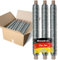 JK Trends Premium Wickeldraht silber 480 m - 12er Set ⌀ 0,65mm - Basteldraht für Blumen, Garten, Haushalt, Werkstatt, Hobby, Bastelspaß, langlebiges Werkzeug für viele Anwendungen