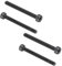 PATIKIL 100 Pcs M3 x 30 mm Hex Socket Head Cap Screws Bolts, 12.9 Grade Carbon Steel Socket Drive Screws, Black Oxide, Full Threads