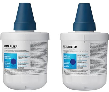 Y35A-DA29-00003G Filter，Compatible For Samsung， Refrigerator Water And Ice Clean Clear Drinking Water(White 2 Pcs)