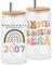 Jars Nova Meaningful 18th Birthday Gift for Girls– 18th Birthday Gift for Her- 16oz Iced Coffee Cup with Inspirational Quote & Reusable Straw