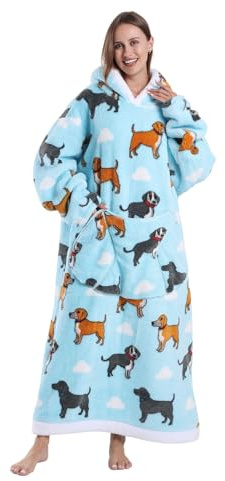 JOREAY Tragbare Decke für Damen, niedlich, übergroß, weich, bequem, warm, Muttertagsgeschenk für Mama