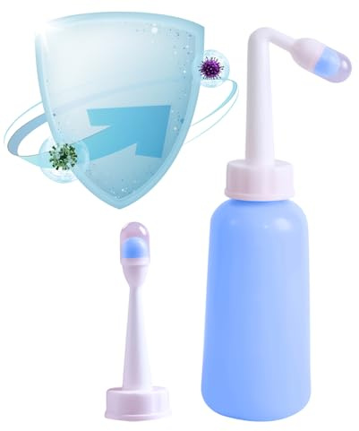 Travel Bidet Sprayer - Portable Handheld Toilet Spray Bottle | TPE 17x7cm 115g Heat-Resistant Design, Gentle Daily Cleansing for Women Kids Pregnant Post-Operative Care, Hygiene Tool for Home Travel