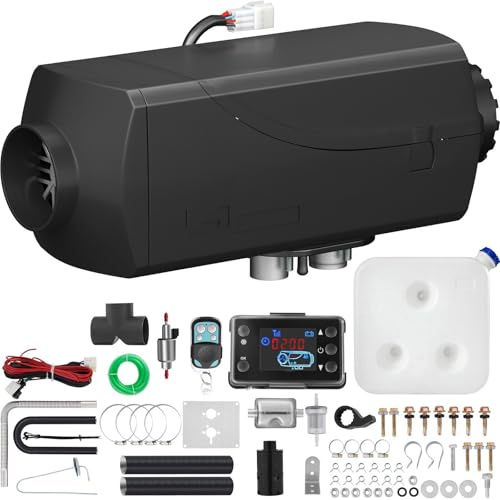 CVPX Diesel Standheizung 5KW Luft Diesel Heizung 12V Auto Heizung Diesel Standheizung LCD Schalter Diesel Heizung Geräuscharm Dieselheizung