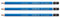 Staedtler Farbstifte, 3Stück Papier März Lumograph 100Mine 2mm blau 9B