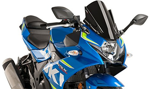 Puig 9722N Z-Racing Scheibe optimierte Aerodynamik, Schwarz