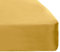 Brentfords Plain Dye Fitted Bed Sheet Non Iron Super Soft Easy Care Microfibre, Ochre Yellow - Double Size