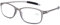 DOOViC Blaulichtfilter Computer Lesebrille Eckig Rahmen Grau Brille mit Stärke Lesehilfe/Sehhilfe für Damen/Herren 3,5