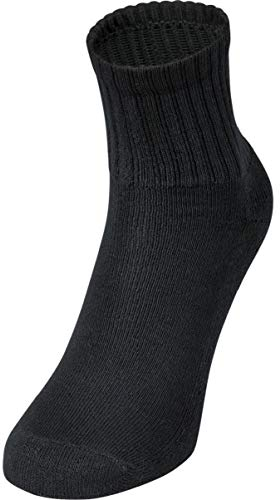 JAKO Sportsocken kurz 3er Pack schwarz, 5 (43-46) Ohne Geschlecht