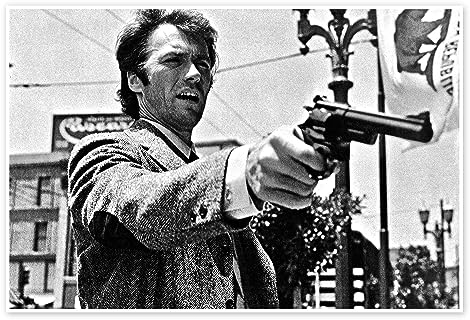 Clint Eastwood in Dirty Harry Poster 60 x 40 cm Wandbilder Wanddeko