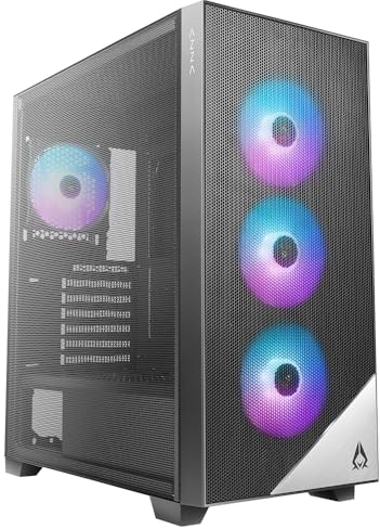 Azza Aero 480, Tower-Gehäuse, schwarz, CSAZ-480 AERO