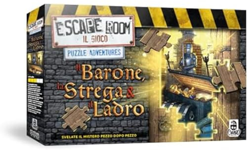 Cranio Creations - Escape Room Puzzle Der Baron, Hexe Und Der Dieb, EIN neues Kapitel Der Linie Escape Room Puzzle, Italienische Sprache Ausgabe CC365