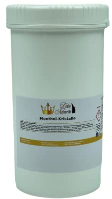 Mentholkristalle - 500g - 100% naturrein Premium Qualität Dufte Momente Sauna Menthol Kristalle Eiskristalle
