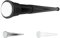Aquabad® Hastaflex Teleskop 190-300 cm Duschvorhangstange ohne Bohren, Schwarz, für Dusche und Fensternischen