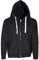 True Face Classic Men’s Hoodie | Comfortable Zip-Up Hooded Top | Long Sleeve Jacket with Ribbed Cuff | Hoodies are Ideal Weekend Wear Black - With White Cord S