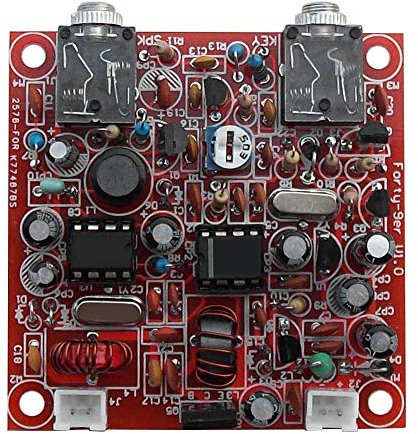Radio CW Trasmettitore a Onde Corte Ricevitore Forty-9er 3W CW Trasmettitore Radio a Onde Corte Ricevitore Telegrafo DIY, Trasmettitore Radio a Onde Corte Ricevi 3W Kit