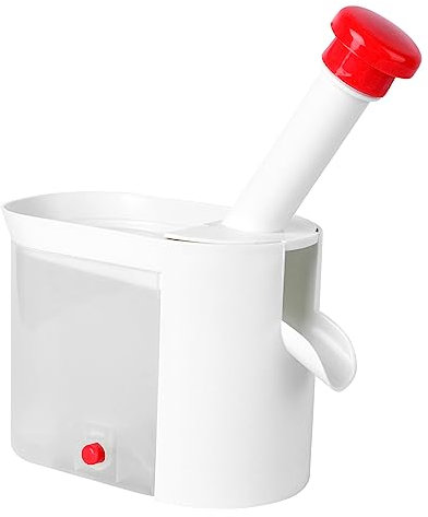 HEMOTON Cherry Pitter Cherry Stone Remover Tool Cherry Pitter Remover Fruit Pit Core Remover Easy Squeeze Grip Fruit Vegetable Tool Catcher Container