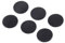 Tarragona 6pcs Analog Joystick Stick Replacement Cap Cover Button For 1000 Black