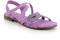 imac spa D.babila, Sandalias Planas Mujer, Lila, 36 EU