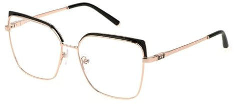 Escada Damen Eyeglass Frame Vese10 Shiny Copper 55/15/140 Sonnenbrille, Glänzendes Kupfer, Gold, mit Farbigen Teilen
