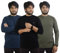 Bahob® 3 Pack Men's Long-Sleeved T-Shirt Round Neck T-Shirts Comfortable Crewneck Neck Tops for Men Soft Cotton S-3XL (MFTS-160-A, Large)