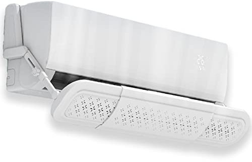 sjdoPulse Déflecteur De Vent De Climatisation, Pare-Vent De Sortie d'air Anti-Droite, Déflecteur De Climatisation De Climatisation Rétractable Universel Fixé Au Mur, Adapté À La Maison, Au Bureau