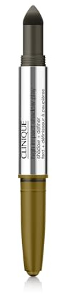 Clinique High Impact Shadow Play Shadow + Definer | Eyeliner + Eyeshadow | Crease Proof, Water Resistant + Safe For Sensitive Eyes, Mixed Greens, 1 Count