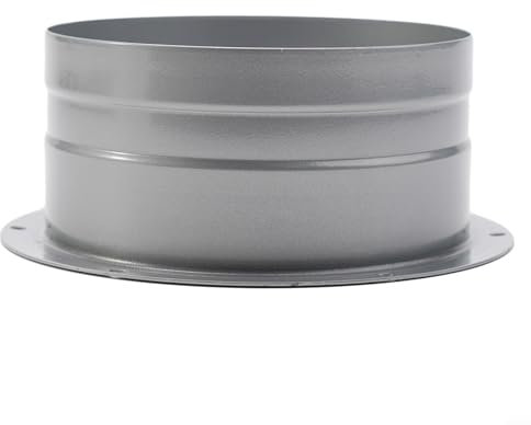 Flangia del connettore del condotto, flangia in metallo di sfiato, raccordo per tubo di sfiato, flangia a parete dell'aria, raccordi di collegamento per flangia per ventilazione (120 mm)