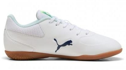 Puma Unisex Kinder Truco Iii Jr Fussballschuh, Puma White Aqua Fizzy Light, 5 UK EU