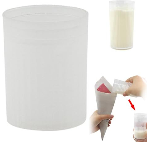 Kelburn Magisches Milchglas, Magische Flaschen-Requisite,Magic Milk Vanishing Cup - Kleine verschwindende Milchflasche, Magic Milk Disappear Cup Prop, Zaubertricks für Kinder auf der Bühne