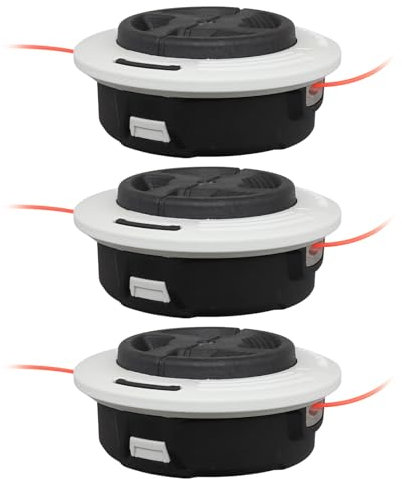 3 cabezales de corte para Stihl C26-2 Autocut, cabezal de recortador ADEFOL para Stihl FS55 FS56 FS70 FS80 FS85 FS87 FS89 FS90 FS91 FS94 FS111 FS120 FS131 FS240 desbrozadora Autocut C 26-2 Repuestos