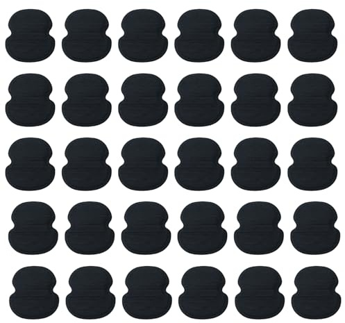 30 Stück Achsel Schweißpads - Unsichtbare Anti-Transpirant Pads, Atmungsaktiv & Hautfreundlich, Schweißabsorbierende Unterarm-Pads für Männer und Frauen, Wiederverwendbar