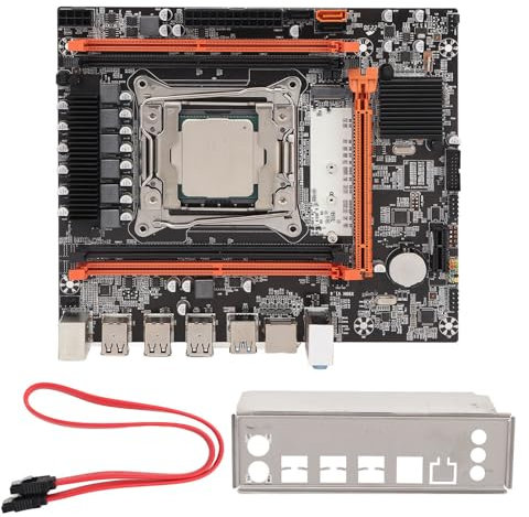 Il processore a scheda madre DDR4 X99H supporta la memoria a doppio canale 6phase Motherboard Desktop ad alimentazione potenziata con CPU E5 2620 (navi con batteria integrata)