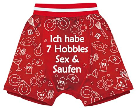 Tiwoca Boxershorts mit frechem Spruch – Unterhosen Einheitsgröße als lustige Geschenke für Männer – ob als Geburtstagsgeschenk Mann, Boyfriend Gift, Kollegen Geschenk