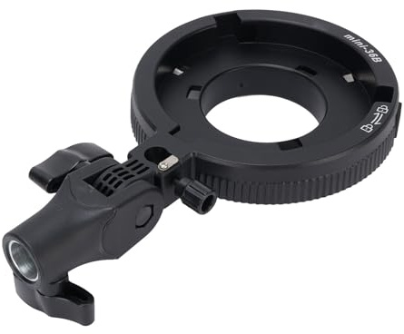 LUCKDANO Mount Adapter Kamera Blitzhalterhalter Flash Mount Halter für LED Light Softbox Regenschirm mit 180 Grad Neigung 0,65 Zoll Ständerschnittstelle