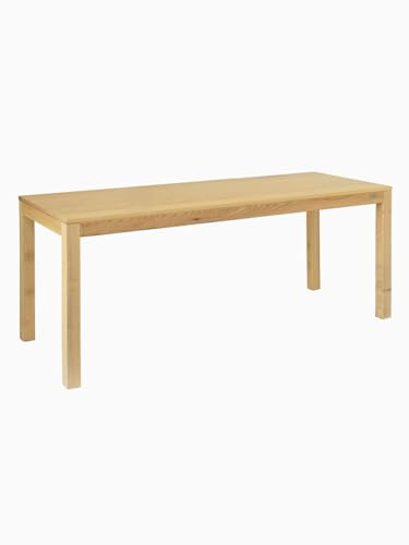 holz4home® Tisch aus Eschenholz massiv I Wohnzimmertisch aus Esche Massivholz I Rechteckiger Küchentisch Tisch Vollholz Esszimmertisch Holz Esstisch (150 x 70 cm)