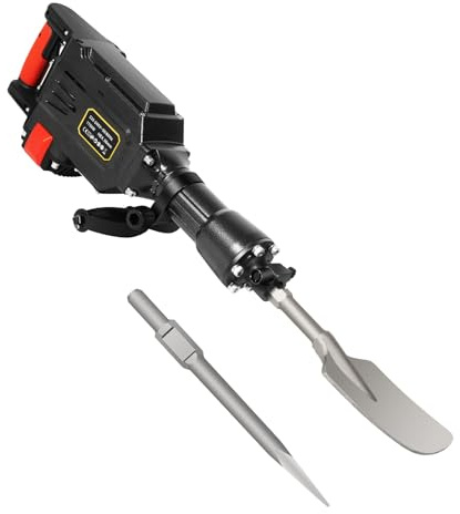 MEHOOSPVN Tree Digger 2-in-1 Hex Demolition Hammer 1700W Multifunctional Garden Digging Machine with Shovel Point Chisel Portable Box, Electric Heavy Duty Jack Hammer for Concrete Removal