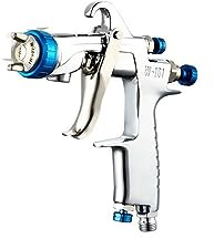 Spray Gun with Plastic Pot and Metal Cup, Pneumatic Paint Tool for Airbrushing