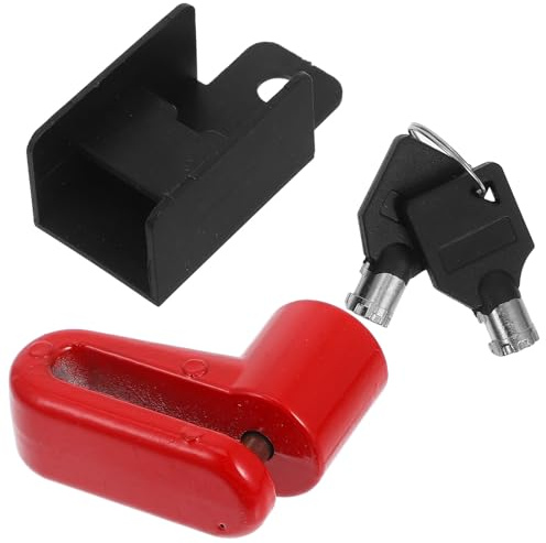 GALPADA Candado Aleado Disco de Antirrobo Freno Bicicleta en para Sólido Acero Portátil y Fácil de Usar Protección Segura Motocicleta Adecuado Exteriores