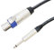 *TOUR GRADE* Van Damme Speakon to Mono Jack PA Speaker Cable 2x2.5mm Conductor Size. Metal Neutrik Lead (6m)