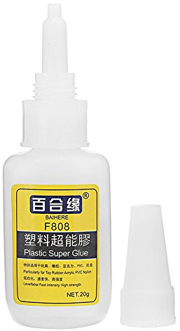 EsportsMJJ 20G 808 Aus Kunststoff Sekundenkleber Starker Sekundenkleber Für Kautschuk Abs Pvc Kunststoff Nylon Acryl