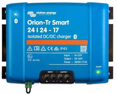 Victron Energy Orion-Tr Smart DC-DC Ladebooster (Bluetooth) - 24/24V, 17 Amp, 400-Watt - Batterie Ladegerät für Doppelbatteriesysteme - Isoliert