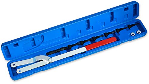 HENGMEI Gegenhalteschlüssel Kurbelwellen Zahnriemen Nockenwellen Spannen Schlüssel Gegenhalter Mechanik KFZ Werkzeug