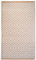 Brandsseller Outdoor Teppich ca.120x180 cm – Wetterfest & Schimmelresistent – In- & Outdoor Teppich für Garten, Balkon, Terrasse, Camping – Pflegeleicht & Robust Weiß/Beige