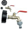 Adaptateur de réservoir IBC IBC - Adaptateur de vidange pour réservoir d'eau - Raccord de Robinet S60X6 sur Laiton - Robinet de Jardin avec raccord de Tuyau de 1/2 - pour Huile, Carburant et Eau