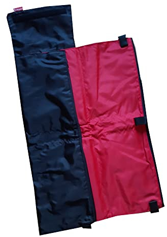 Tragbare Wickelunterlage für unterwegs Wickelquick - schwarz/rot