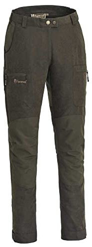 Pinewood 3986 Caribou Hunt Extreme Damen Hose Wildlederbraun/D. Olive (244) 36